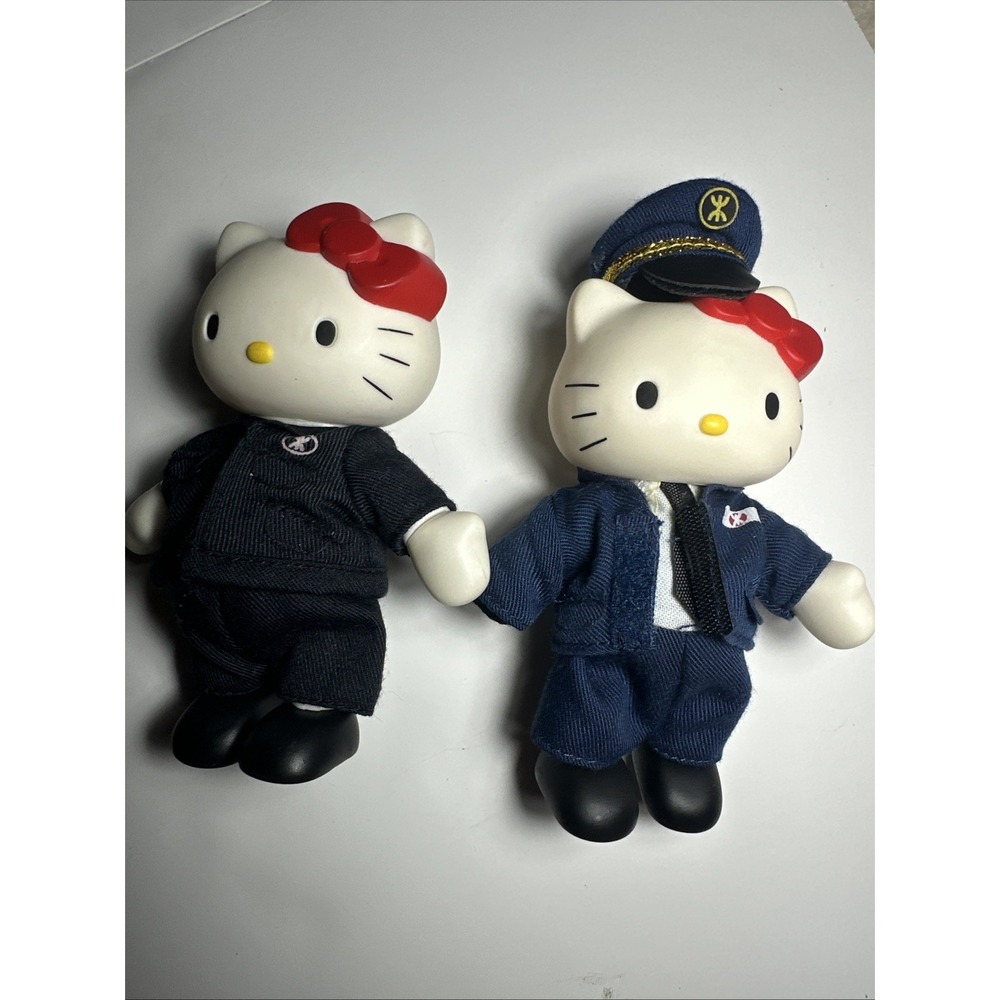 Two Vintage Hello Kitty Figures MTR 2007 - Missing Hand